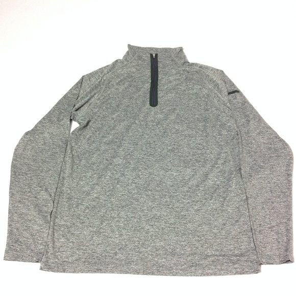 Pennant Men's Sweater Gray Size M 1/2 Zipper - Picture 1 of 4